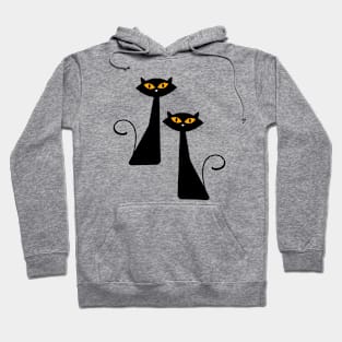 Black Cat Mom Cat Lover Hoodie